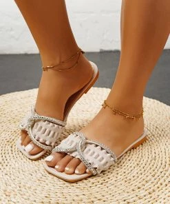 HT EN BLOOM | TWISTED RHINESTONES SLIDE CREAM