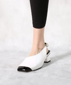 Jady Rose JadyRose | Silver Buckle Orchid Vickie Leather Sandal S/S 2022