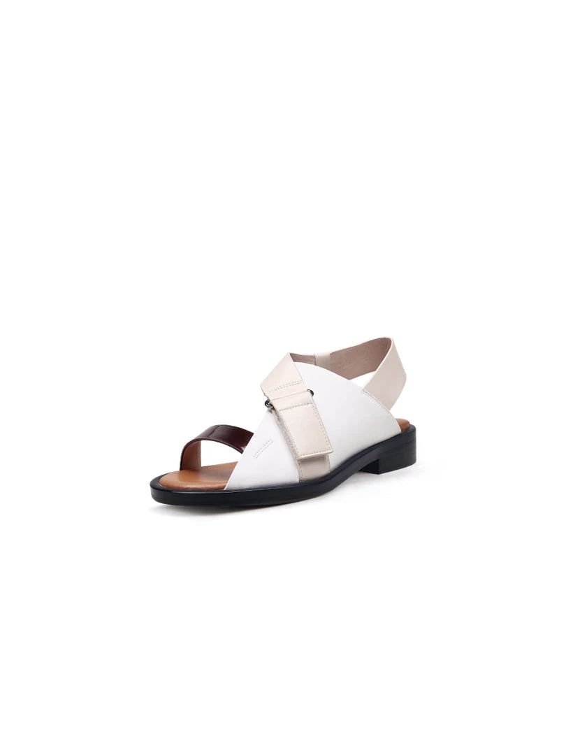 Jady Rose JADYROSE | LEANORA BEIGE CONTRAST SANDAL 5 Jady Rose JADYROSE | LEANORA BEIGE CONTRAST SANDAL