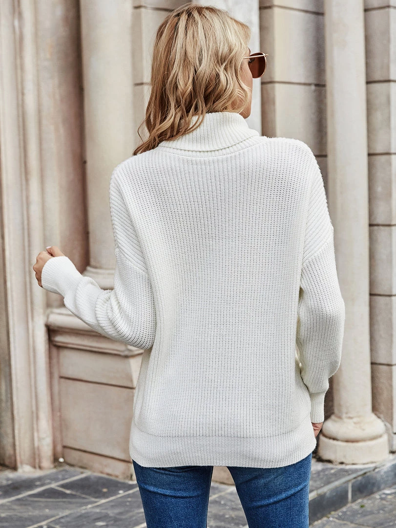 MY Smaibulun | ILLY Turtleneck Basic Knit Sweater - Cream 6 MY Smaibulun | ILLY Turtleneck Basic Knit Sweater - Cream