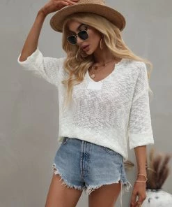 MY New In Clothing CAUGHT KNIT TOP - CREAM 11 MY New In Clothing CAUGHT KNIT TOP - CREAM