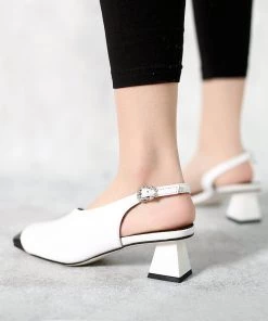 Jady Rose JadyRose | Silver Buckle Orchid Vickie Leather Sandal S/S 2022