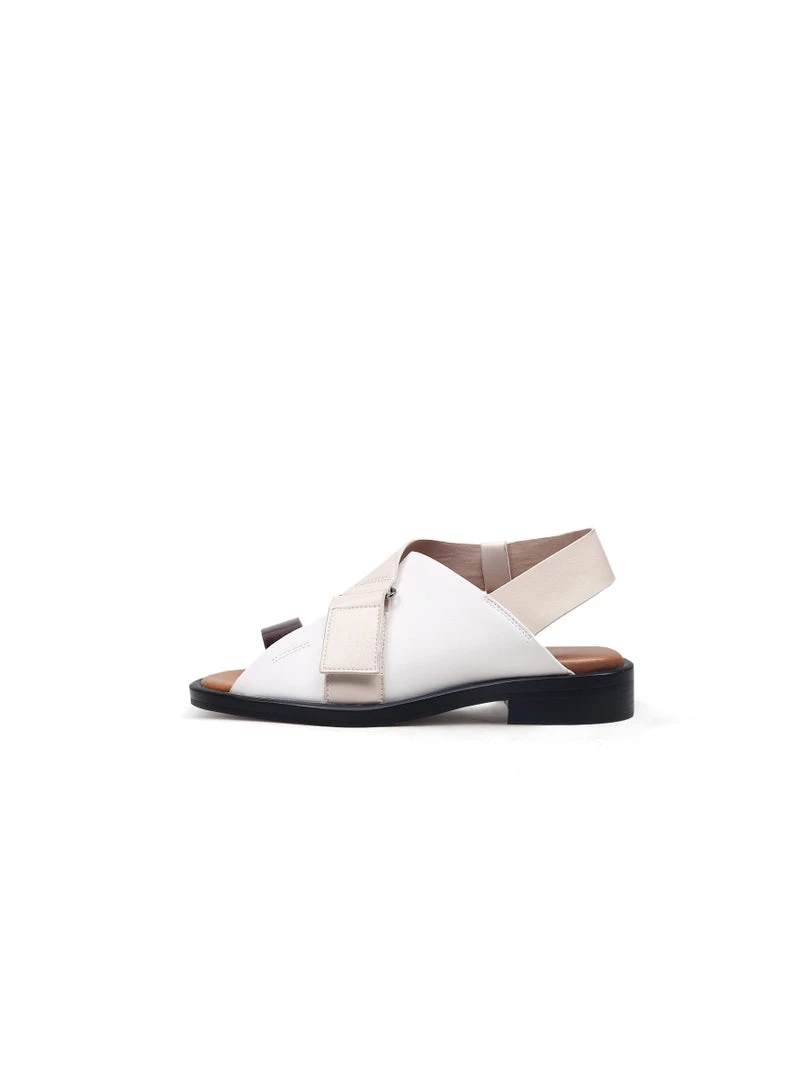 Jady Rose JADYROSE | LEANORA BEIGE CONTRAST SANDAL 7 Jady Rose JADYROSE | LEANORA BEIGE CONTRAST SANDAL