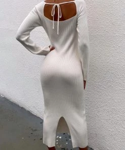 MY New In Clothing Smaibulun Doll | JODENE Cream Midi Length Knit Dress 10 MY New In Clothing Smaibulun Doll | JODENE Cream Midi Length Knit Dress