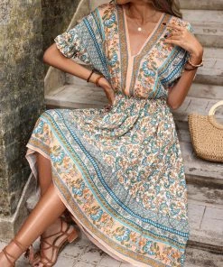 BFZY CADENA MIDI DRESS - APRICOT NEW ARRIVALS