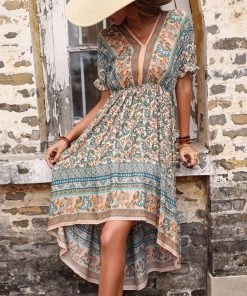 BFZY CADENA MIDI DRESS - APRICOT NEW ARRIVALS