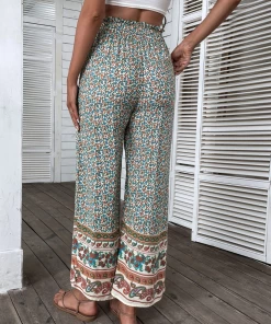 BFZY NEW ARRIVALS JASMINE CULOTTES PANTS - BLACK PRINT