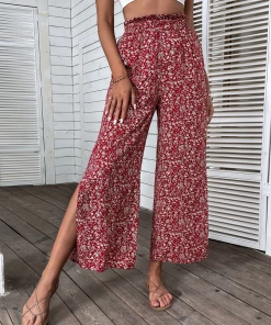BFZY CHELO CULOTTES PANTS - RED PRINT NEW ARRIVALS