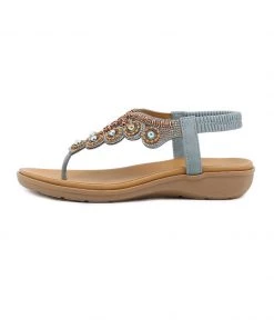 NEW ARRIVALS SIKETU | VINTAGE V-STRAP RHINESTONE SANDAL