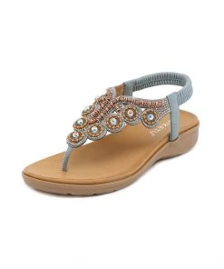 NEW ARRIVALS SIKETU | VINTAGE V-STRAP RHINESTONE SANDAL