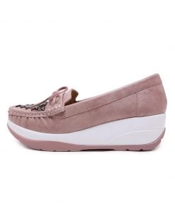 SIKETU | X METAL UPPER DUSTY PINK PLATFORM LOAFER