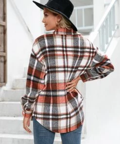 YBL Smaibulun | Plaid Front-Pocket Button-Up Shirt Clothing 23 YBL Smaibulun | Plaid Front-Pocket Button-Up Shirt Clothing