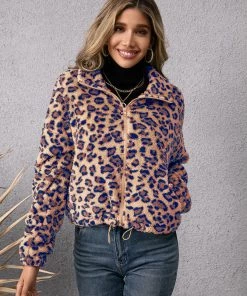 YBL New In Clothing Smaibulun | Blue Leopard Coat