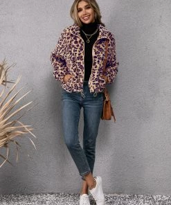 YBL New In Clothing Smaibulun | Blue Leopard Coat