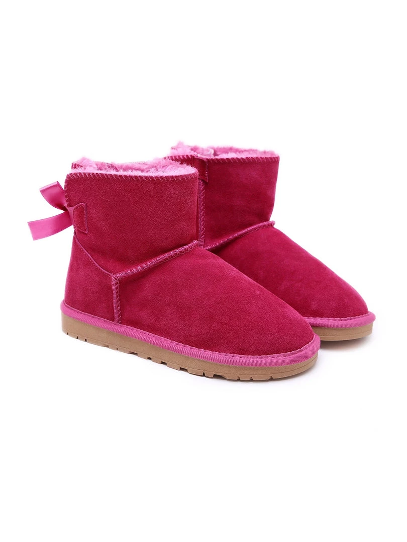 XH SMAIBULUN UGG™ | Ribbon Butterfly Bow-Back Faux Fur-Lined Suede Boots New In Shoes 15 XH SMAIBULUN UGG™ | Ribbon Butterfly Bow-Back Faux Fur-Lined Suede Boots New In Shoes