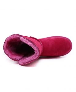 XH New In Shoes SMAIBULUN UGG™ | Faux Fur-Lined Classic Side Button Boots