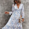 DY ZARNISH MIDI DRESS - GARDEN PRINT