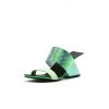 Jady Rose NEW ARRIVALS JadyRose | Signature Open-Heel Leather Slide Sandal - Green