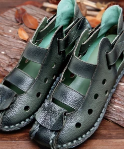 XR Rumour Has It | Leather Strappy Agape Cut Out Deco Sandals New In Shoes