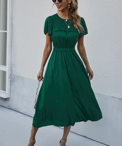 DY New In Clothing IOLANA Midi Dress - Racing Green