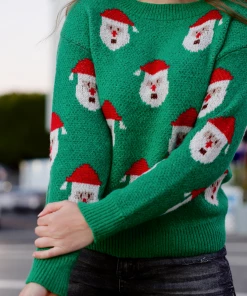 SZTY New In Clothing Smaibulun Doll | Green Santa Christmas Sweater