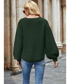 QDYH New In Clothing Smaibulun | Puff Sleeve Scarf Sweater 23 QDYH New In Clothing Smaibulun | Puff Sleeve Scarf Sweater