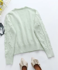 MY Smaibulun | RACHAELS Knit Cardigan Set - Green