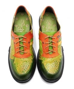 SOFFIA | Genuine Leather Oxford Inspired Lemon Feeling Sneakers