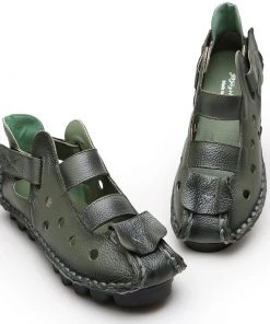 XR Rumour Has It | Leather Strappy Agape Cut Out Deco Sandals New In Shoes