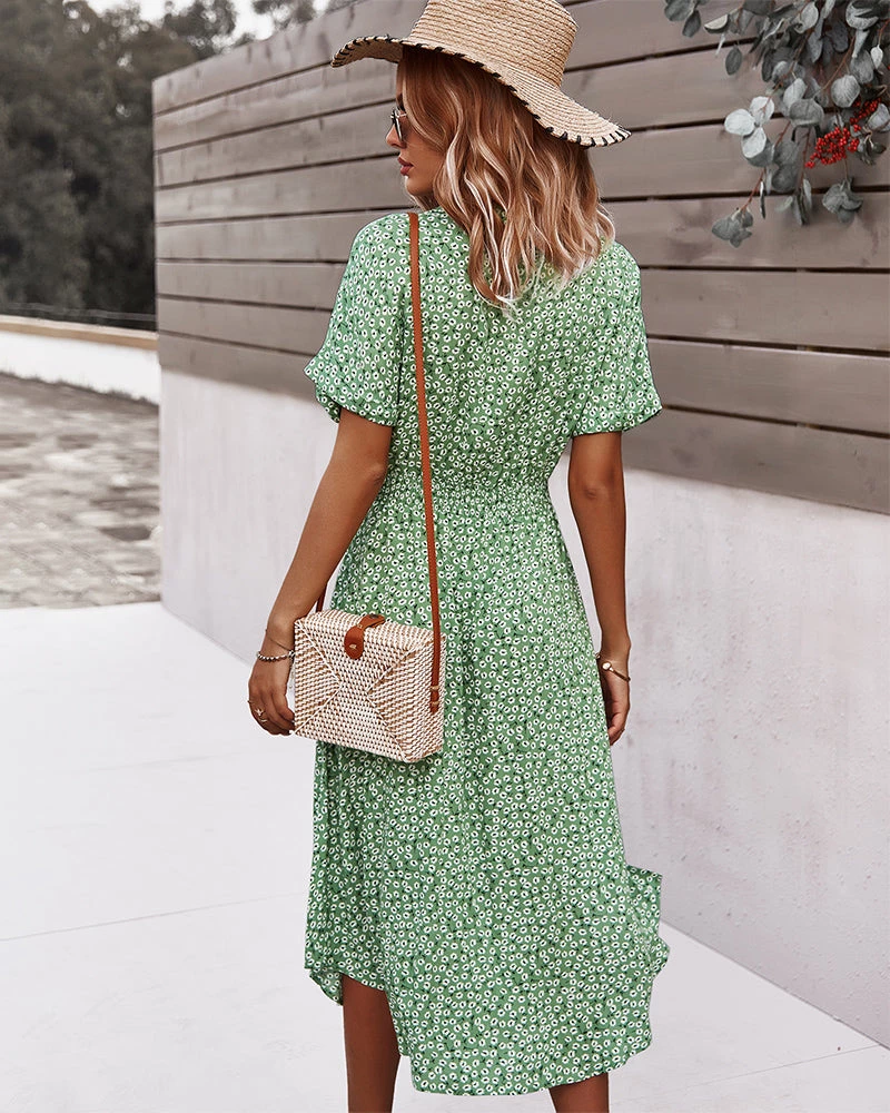 DY NEW ARRIVALS LORRIE SHIRT MIDI DRESS - GREEN 6 DY NEW ARRIVALS LORRIE SHIRT MIDI DRESS - GREEN