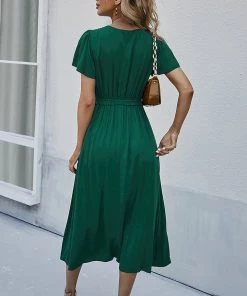 DY New In Clothing IOLANA Midi Dress - Racing Green 11 DY New In Clothing IOLANA Midi Dress - Racing Green