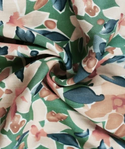 DY New In Clothing DUA LIPA FLORAL TOP - GREEN