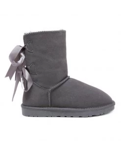 XH New In Shoes SMAIBULUN UGG™ | Back Ribbon Double-Bow Suede Boots