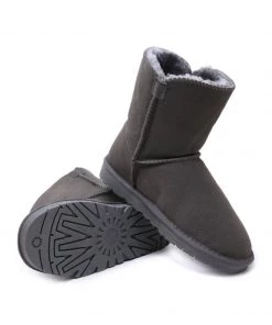 XH New In Shoes SMAIBULUN UGG™ | Faux Fur-Lined Classic Side Button Boots