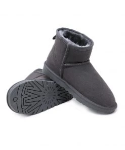 XH New In Shoes SMAIBULUN UGG™ | Faux Fur-Lined Suede Low Boots