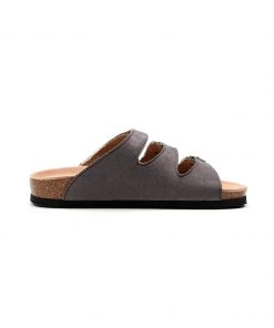 GLF Maibulun | Grey Triple-Buckle Suede Upper Sandal
