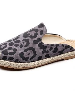 TC Leopard Jade Mules Espadrilles - Cactus Rose New In Shoes