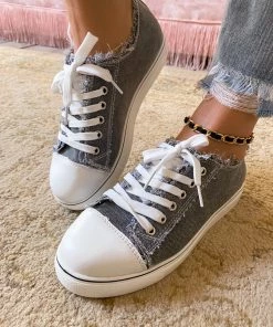 HYHE Shoes Denim Bayshore Canvas Sneakers - EN BLOOM