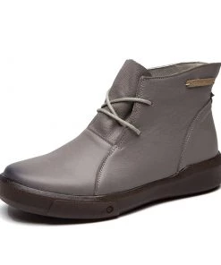 XR Shoes Modern Lace-Up Leather Boots - Rumour Has It