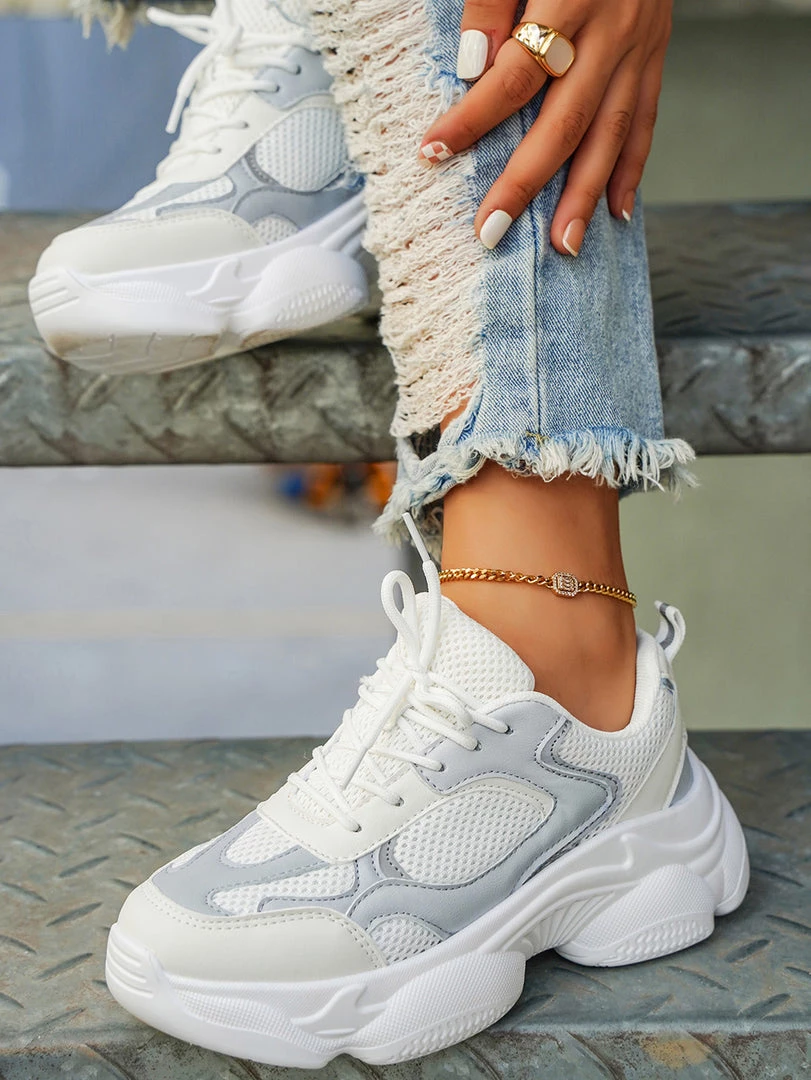 HT EN BLOOM | LILY DADDY SOLE SNEAKER GREY 1 HT EN BLOOM | LILY DADDY SOLE SNEAKER GREY