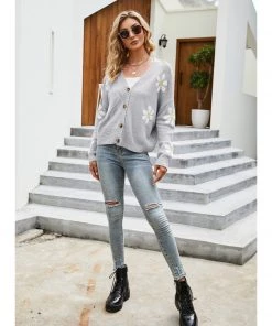 QDYH New In Clothing Smaibulun | Daisy Lover Knit Cardigan 20 QDYH New In Clothing Smaibulun | Daisy Lover Knit Cardigan
