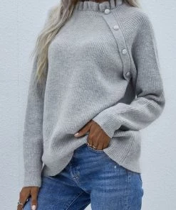 MY Smaibulun | MAKEDO Grey Knit Sweater New In Clothing