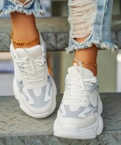 HT EN BLOOM | LILY DADDY SOLE SNEAKER GREY