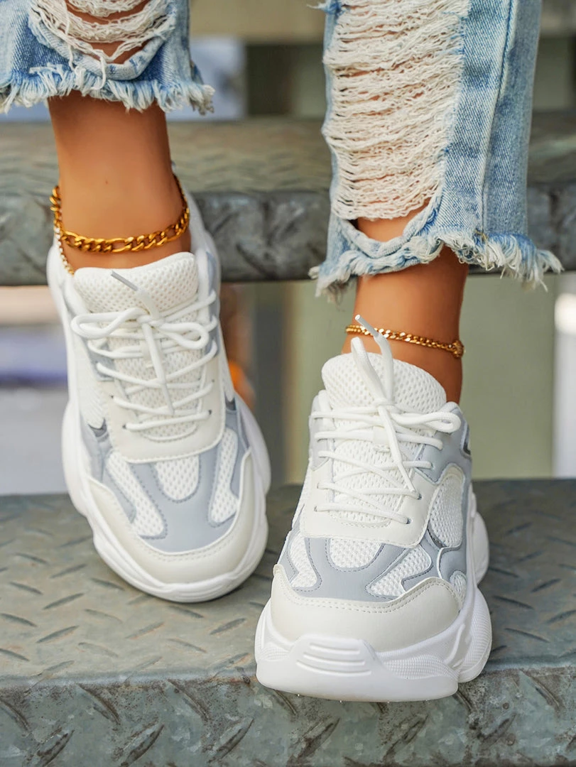 HT EN BLOOM | LILY DADDY SOLE SNEAKER GREY 2 HT EN BLOOM | LILY DADDY SOLE SNEAKER GREY