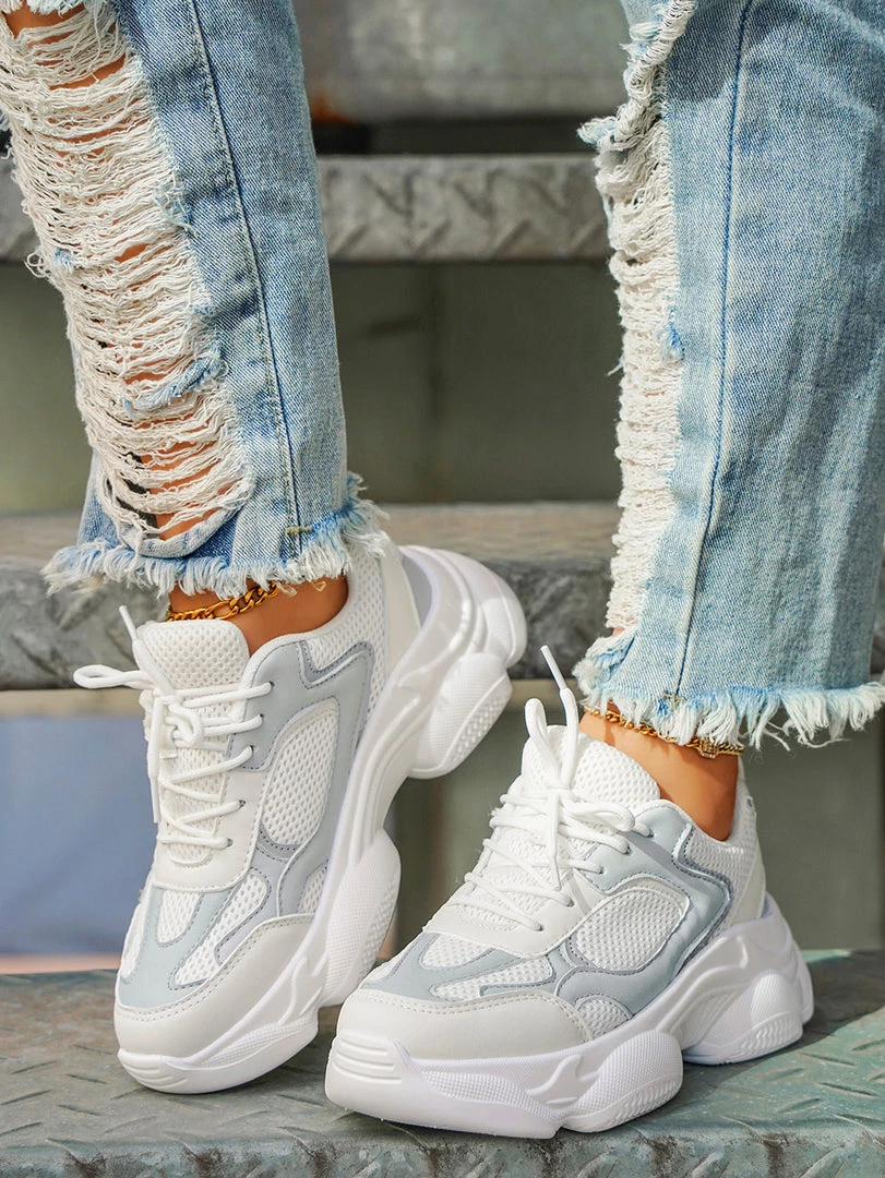 HT EN BLOOM | LILY DADDY SOLE SNEAKER GREY 3 HT EN BLOOM | LILY DADDY SOLE SNEAKER GREY