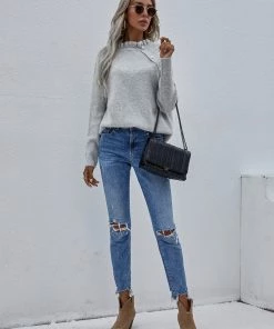 MY Smaibulun | MAKEDO Grey Knit Sweater New In Clothing