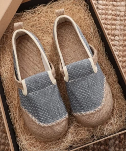 TC Cactus Rose | Scales Print Linen Espadrilles Loafer - Grey NEW ARRIVALS 8 TC Cactus Rose | Scales Print Linen Espadrilles Loafer - Grey NEW ARRIVALS