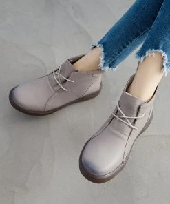 XR Shoes Modern Lace-Up Leather Boots - Rumour Has It