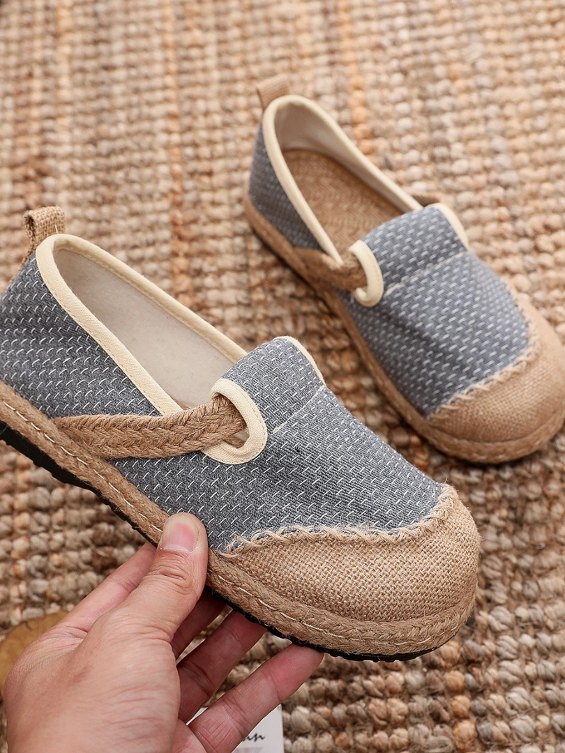 TC Cactus Rose | Scales Print Linen Espadrilles Loafer - Grey NEW ARRIVALS 6 TC Cactus Rose | Scales Print Linen Espadrilles Loafer - Grey NEW ARRIVALS