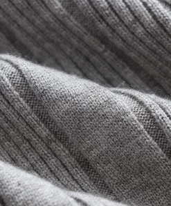 MY Smaibulun | TAMIA Bell Cuff Knit Shirt Jacket - Grey